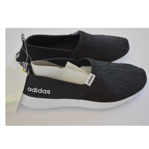 adidas Shoes - New no Box Adidas Cloudfoam Slip-On Black